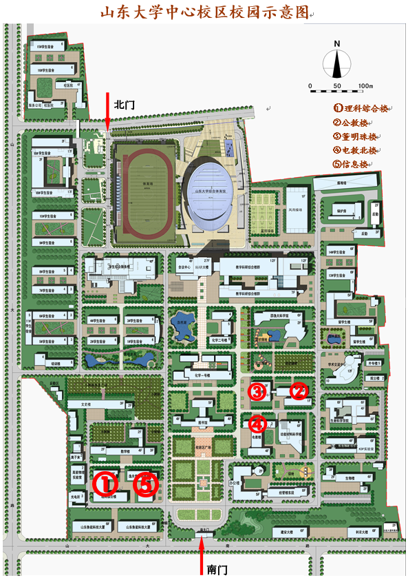 济南大学分布地图图片